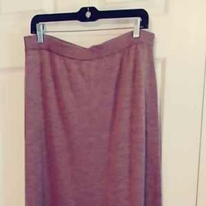 Vtg Laura Ashley maxi Merino Wool Boot Skirt XL